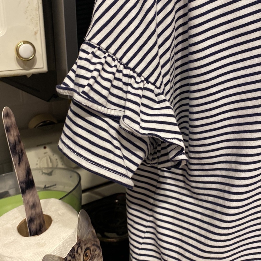 A womens Woman Within casual stretch short sleeve plus size top L. (18/20) - Picture 2 of 3